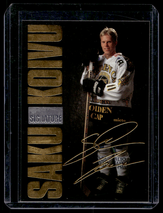 1994-95 Sisu Super Chase - Saku Koivu Signature