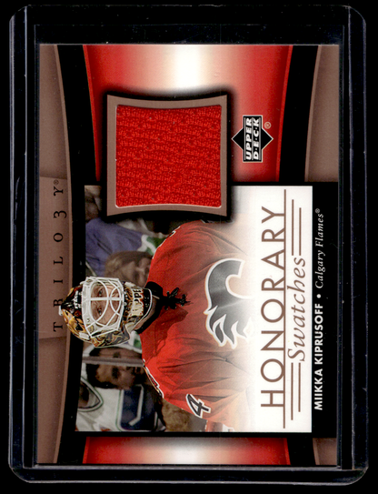 2005-06 Upper Deck Trilogy - Honorary Swatches - Miikka Kiprusoff #HS-MK