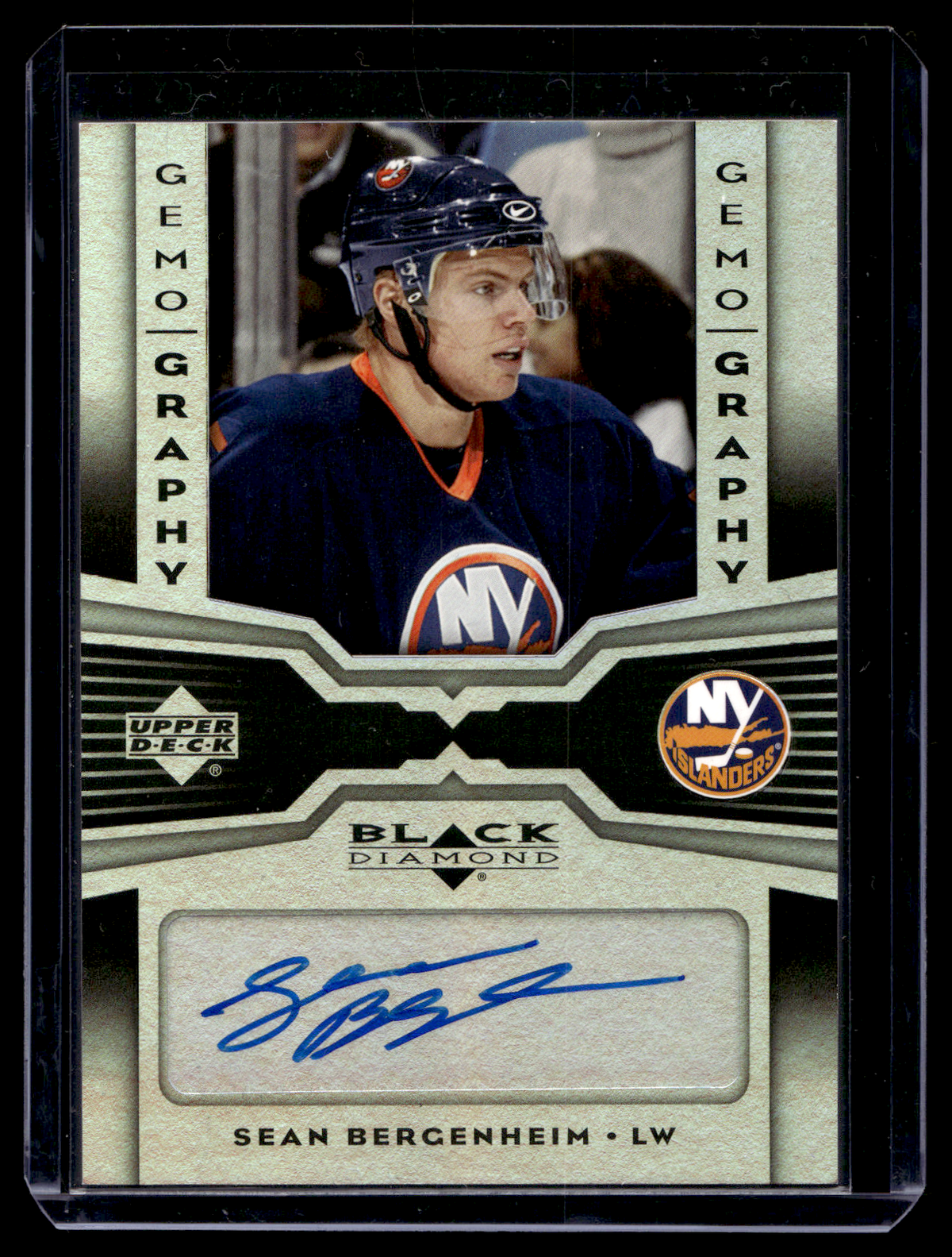 2005-06 Upper Deck Black Diamond - Gemography - Sean Bergenheim #G-SB