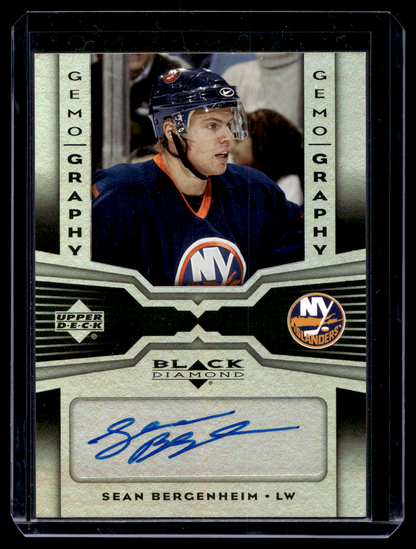 2005-06 Upper Deck Black Diamond - Gemography - Sean Bergenheim #G-SB