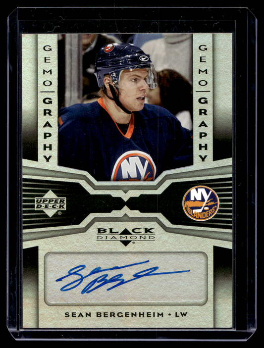 2005-06 Upper Deck Black Diamond - Gemography - Sean Bergenheim #G-SB