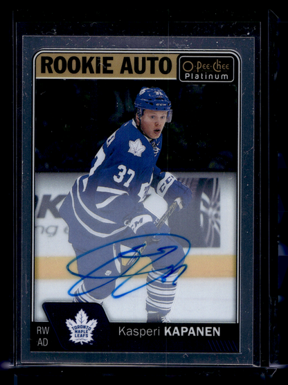 2016-17 Upper Deck OPC Platinum - Rookie Autographs - Kasperi Kapanen #R-KK RY