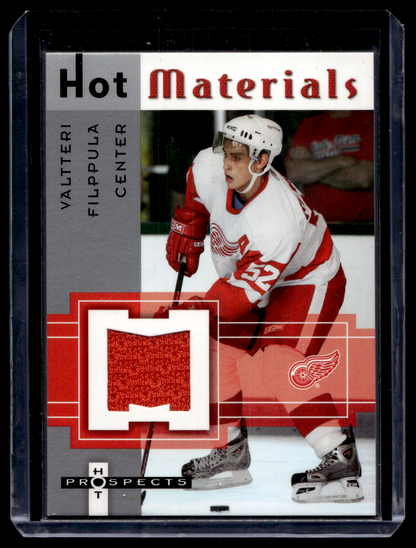2005-06 Fleer Hot Prospects - Hot Materials - Valtteri Filppula #HM-VF RY