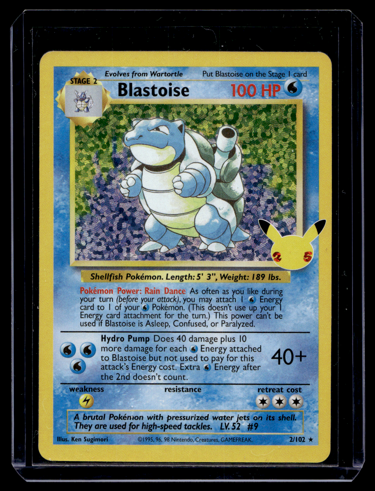 2021 Pokemon - Celebrations - Classic Collection - Holo - Blastoise #2/102