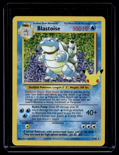 2021 Pokemon - Celebrations - Classic Collection - Holo - Blastoise #2/102