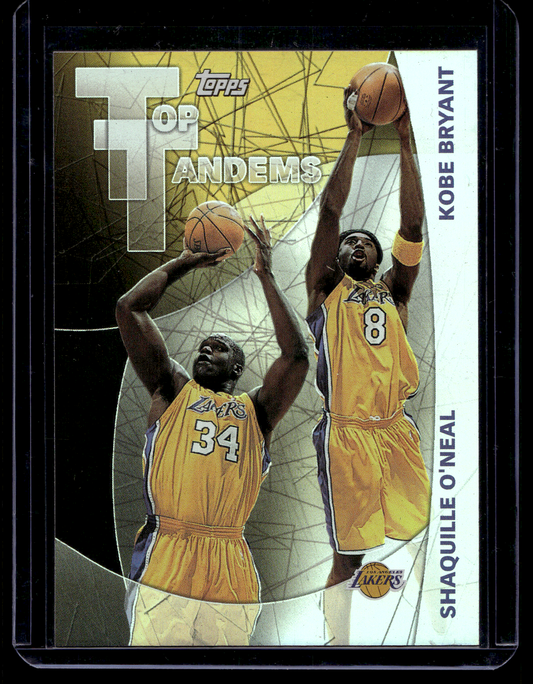 2002-03 Topps - Top Tandems - Shaquille O'Neal / Kobe Bryant #TT2
