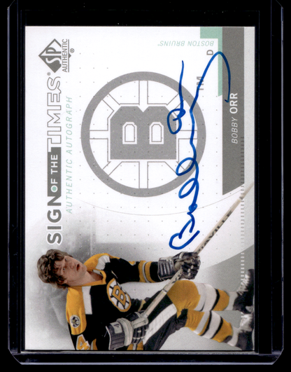 2013-14 Upper Deck SP Authentic - Sign of the Times - Bobby Orr #SOT-BO