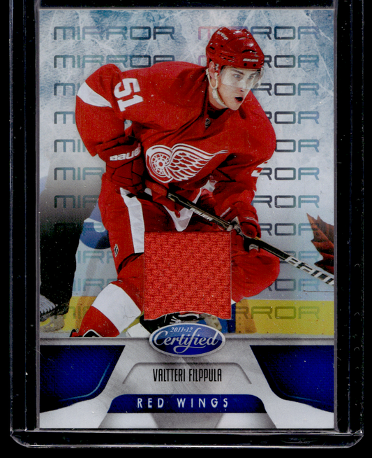 2011-12 Panini Certified - Mirror Blue Materials - Valtteri Filppula #89 /99