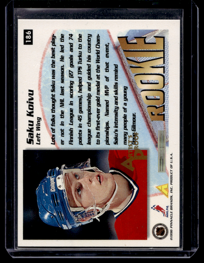 1995-96 Pinnacle Summit - Artist's Proof - Saku Koivu #186