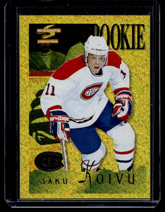 1995-96 Pinnacle Summit - Artist's Proof - Saku Koivu #186