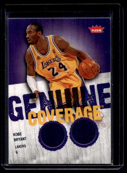 2008-09 Fleer - Genuine Coverage Memorabilia - Kobe Bryant #GC-KB