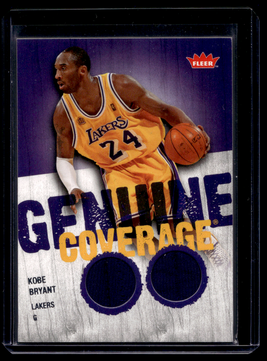 2008-09 Fleer - Genuine Coverage Memorabilia - Kobe Bryant #GC-KB