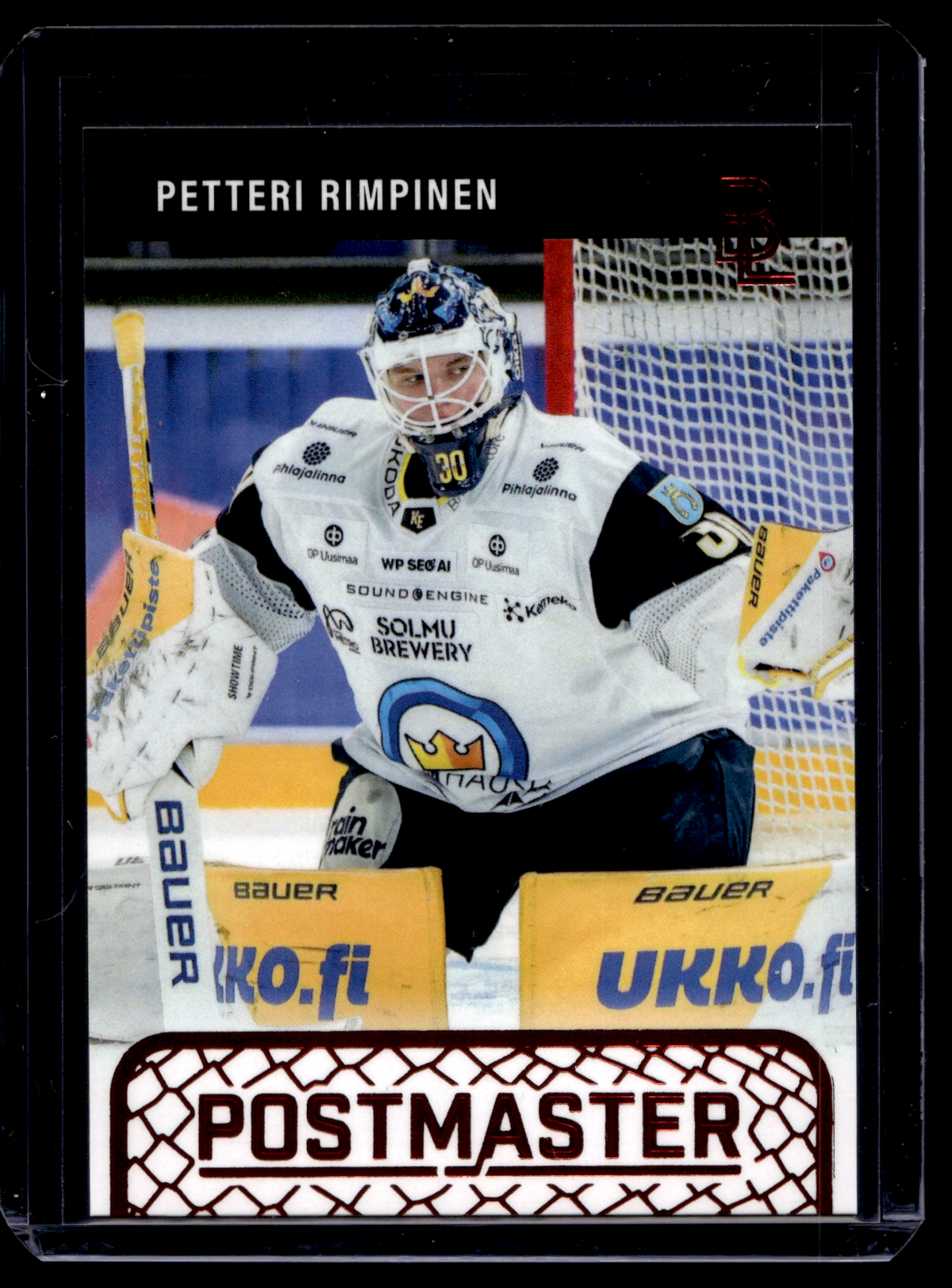 2025-26 Blueline - Postmaster - Red - Petteri Rimpinen #PM-07 /40
