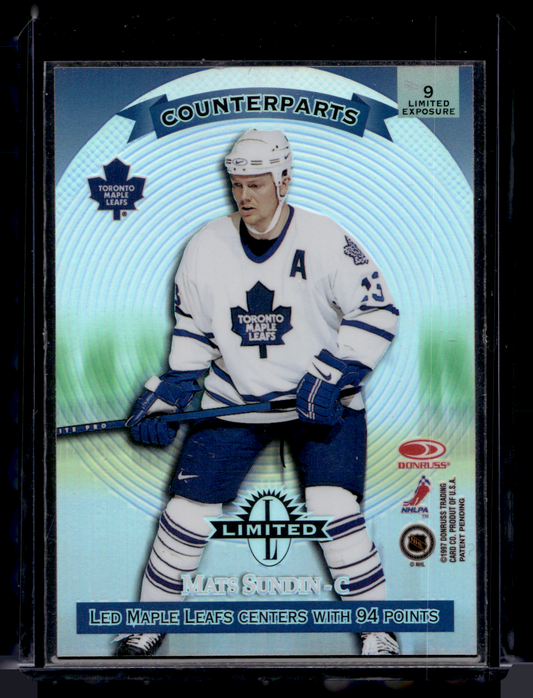 1997-98 Donruss Limited - Limited Exposure - Counterparts - Saku Koivu / Mats Sundin #9