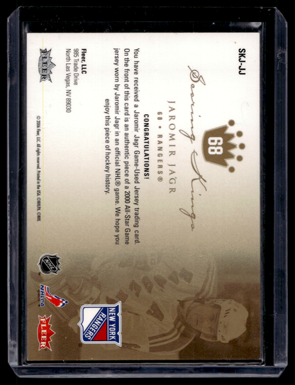 2005-06 Fleer Ultra - Scoring Kings Jersey - Jaromir Jagr #SKJ-JJ