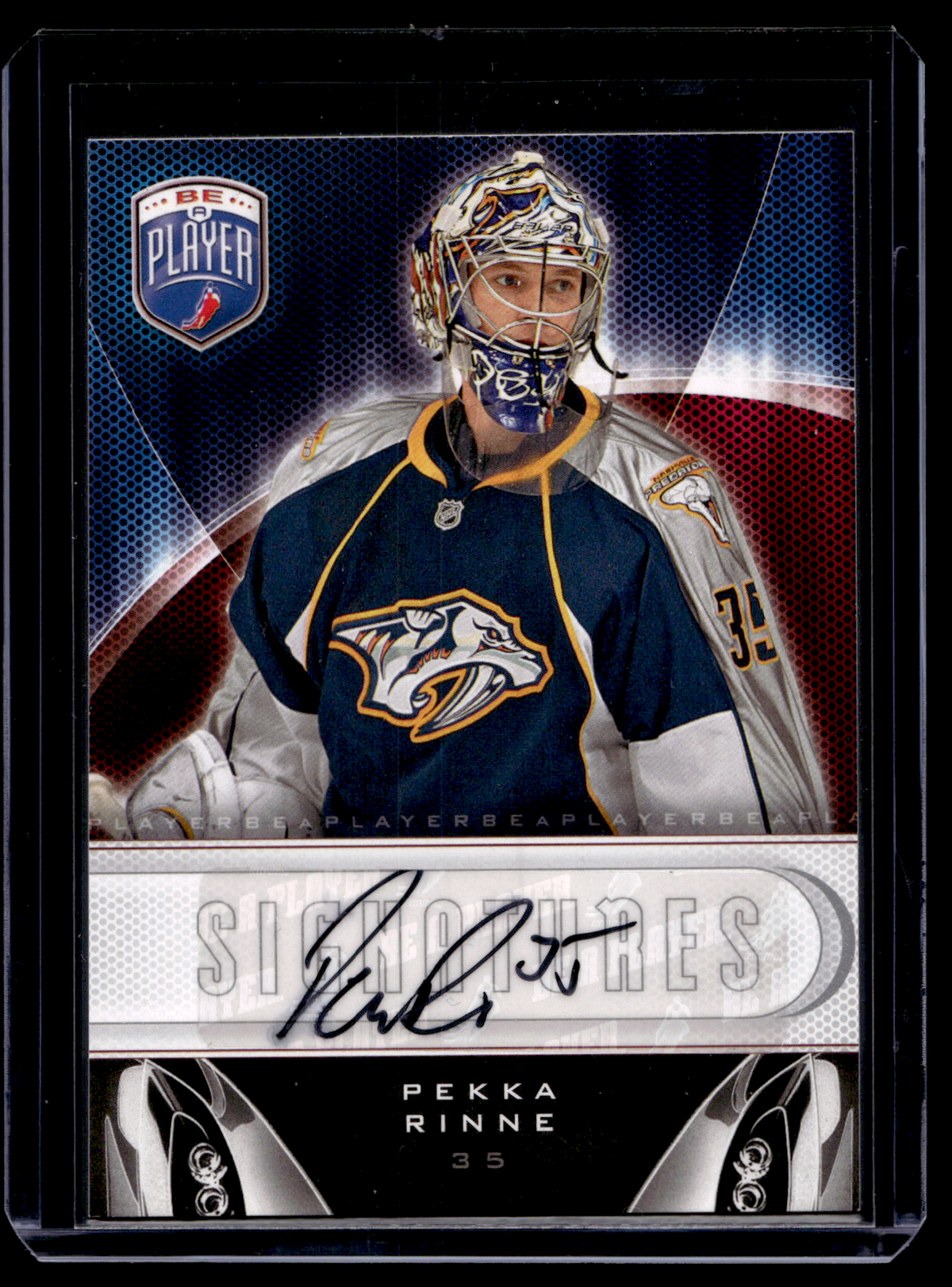 2009-10 Upper Deck Be a Player - Signatures - Pekka Rinne #S-RI
