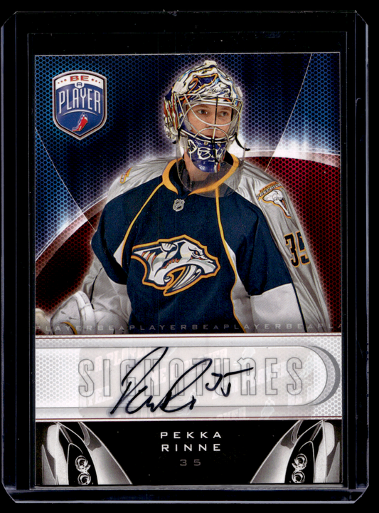 2009-10 Upper Deck Be a Player - Signatures - Pekka Rinne #S-RI