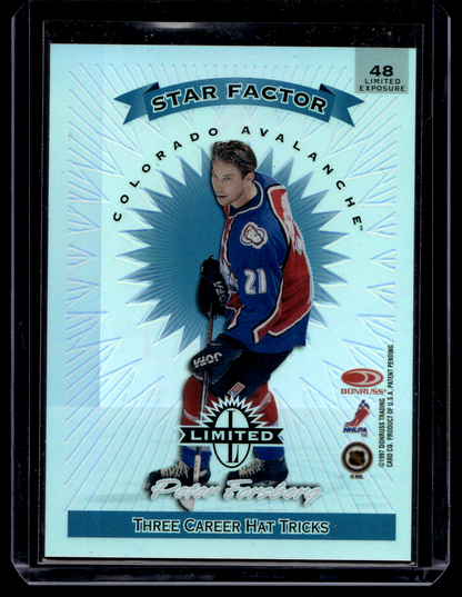 1997-98 Donruss Limited - Limited Exposure - Peter Forsberg #48