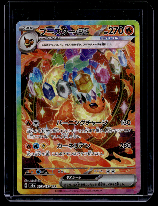 2024 Pokemon Scarlet & Violet - Terastal Fest ex - Japanese - Special Art Rare - Flareon ex #202