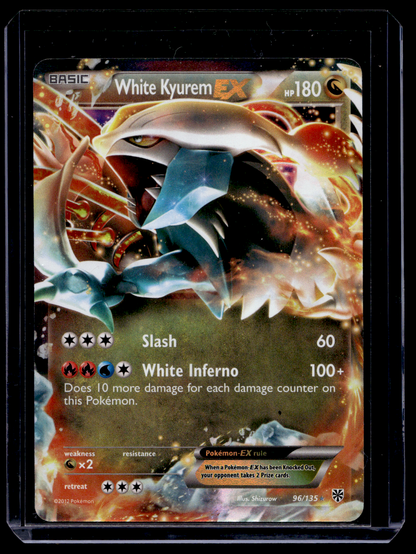 2012 Pokemon Black & White - Plasma Storm - White Kyurem EX #96