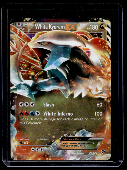 2012 Pokemon Black & White - Plasma Storm - White Kyurem EX #96