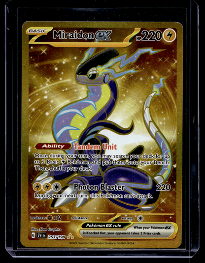 2023 Pokemon - Scarlet & Violet - Scarlet & Violet - Hyper Rare - Miraidon ex #253