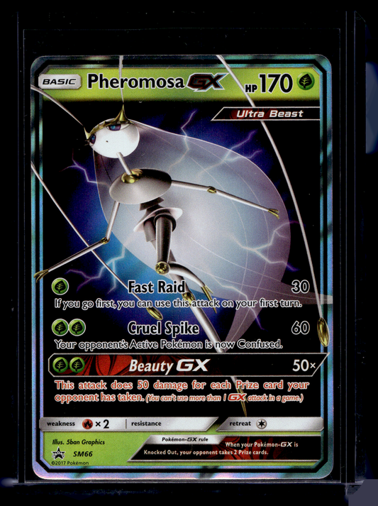 2017 Pokemon Sun & Moon - Black Star Promos - Pheromosa GX #SM66