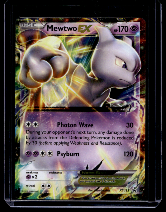 2016 Pokemon XY - Black Star Promos - Mewtwo EX #XY183 (Kunto: Good)