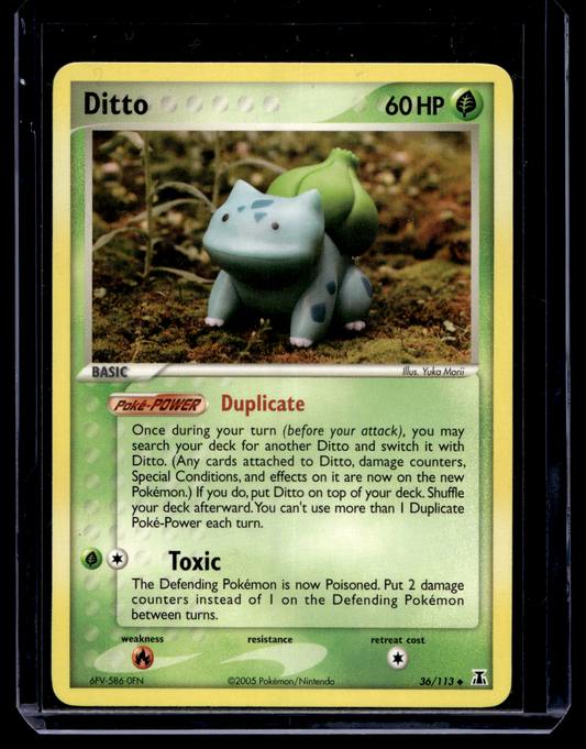 2005 Pokemon - EX Delta Species - Ditto #36