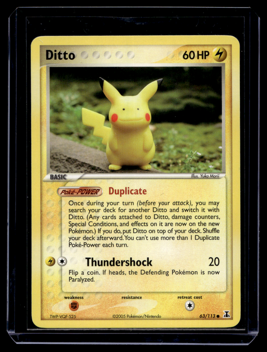 2005 Pokemon - EX Delta Species - Ditto #63