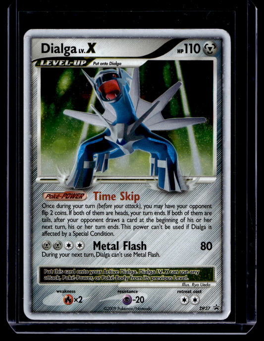 2009 Pokemon Diamond & Pearl - Black Star Promos - Holo - Dialga LV.X #DP37 (Kunto: Good)