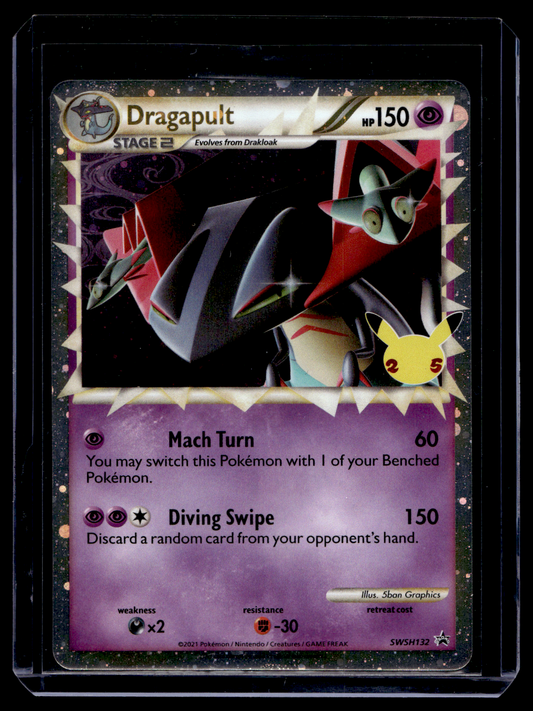 2021 Pokemon Sword & Shield - Black Star Promos - Holo - Dragapult #SWSH132