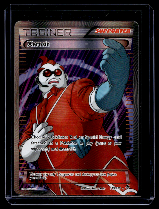 2014 Pokemon XY - Phantom Forces - Full Art - Xerosic #119 (Kunto: Excellent)