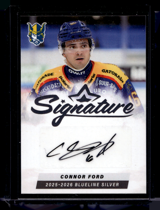 2025-26 Blueline Signature Silver - Connor Ford #AU-CF /80