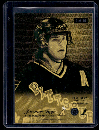 1995-96 Select Certified Edition - Gold Team - Jaromir Jagr #4