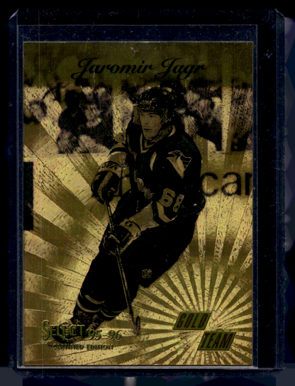 1995-96 Select Certified Edition - Gold Team - Jaromir Jagr #4
