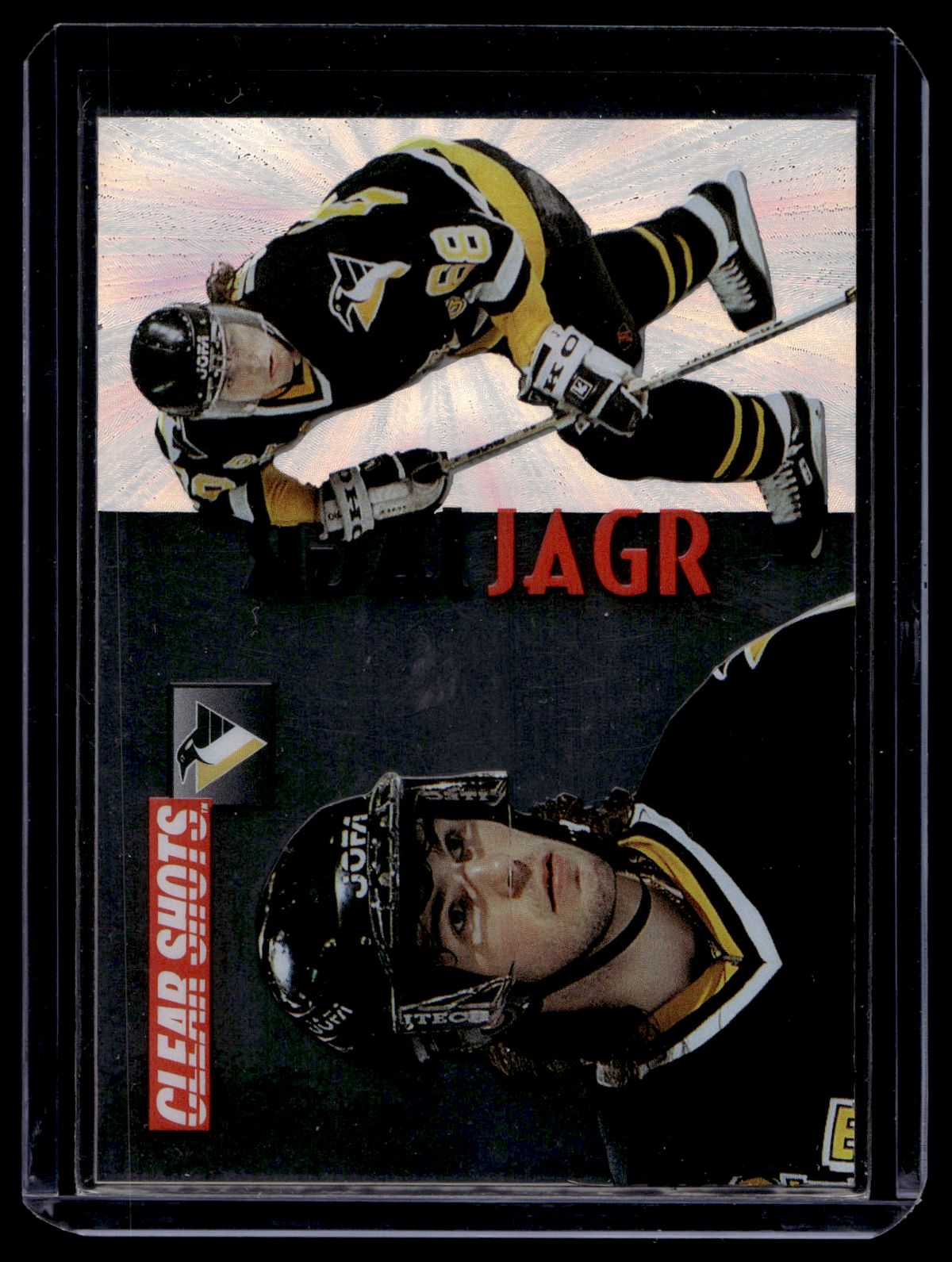 1995-96 Pinnacle - Clear Shots - Jaromir Jagr #11