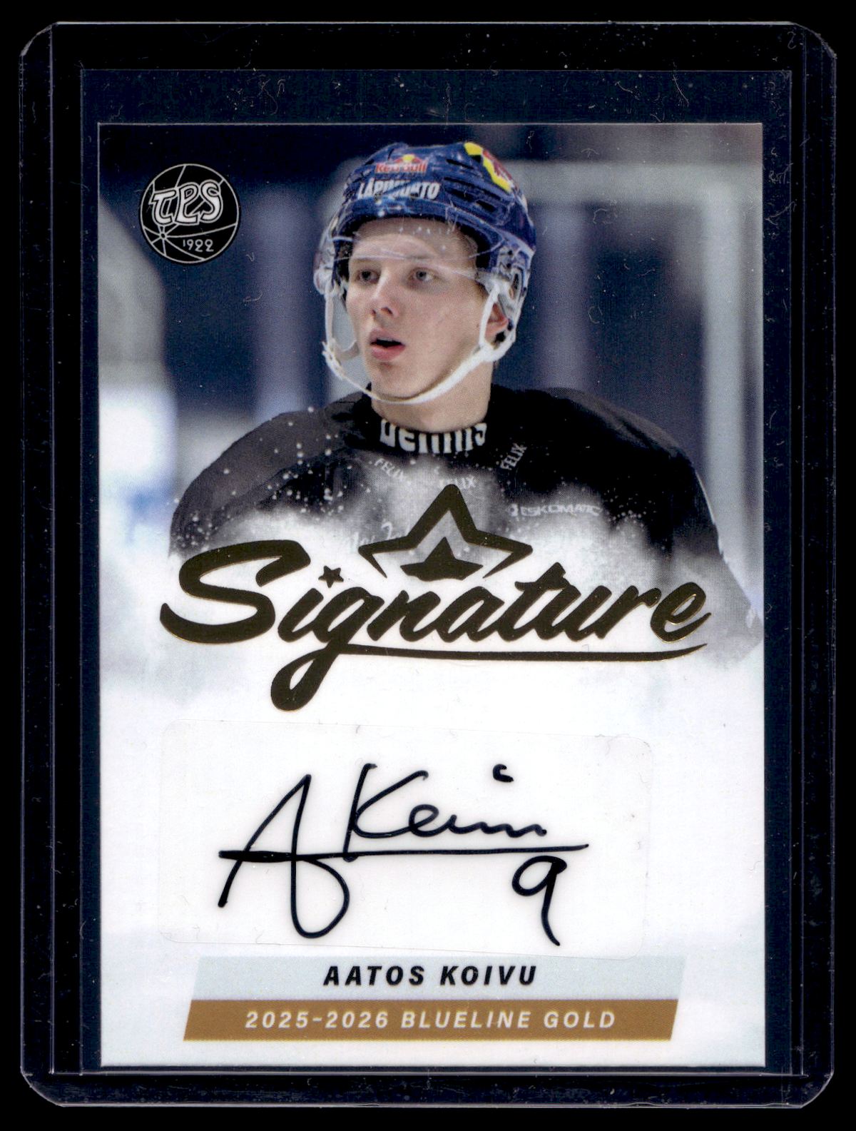 2025-26 Blueline Signature Gold - Aatos Koivu #AU-AK /40