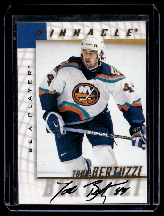 1997-98 Pinnacle Be A Player - Autographs - Todd Bertuzzi #168