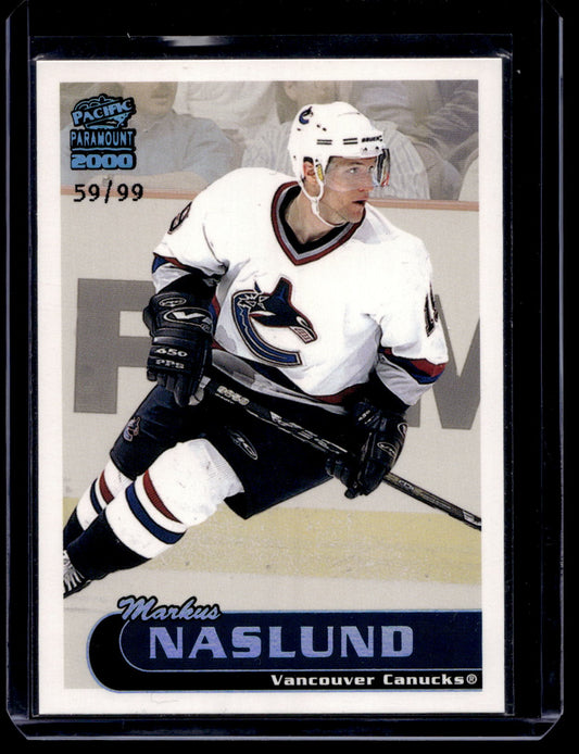 1999-00 Pacific Paramount - Holographic Green - Markus Naslund #238 /99