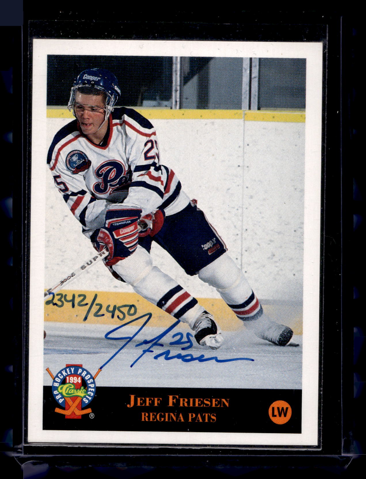 1994 Classic Pro Hockey Prospects - Autographs - Jeff Friesen /2450