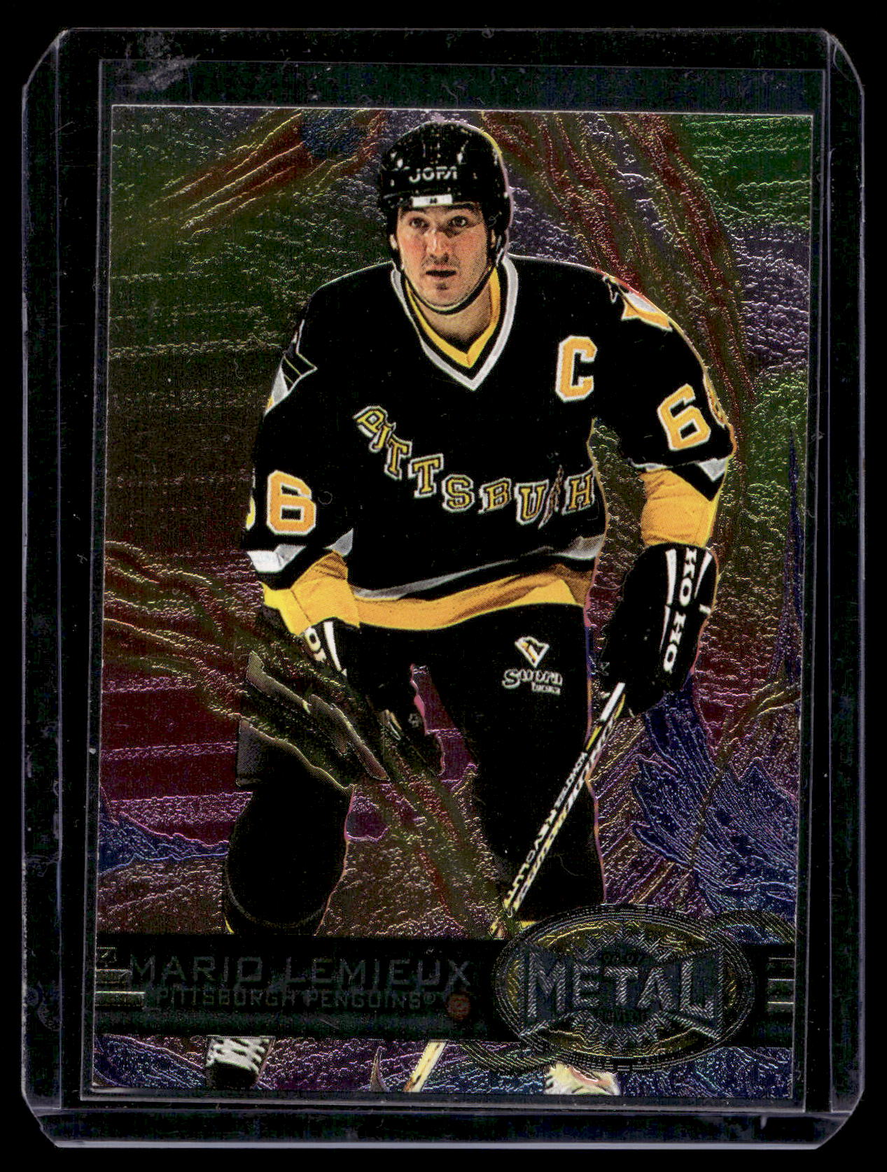1996-97 Fleer Metal Universe - Mario Lemieux #128