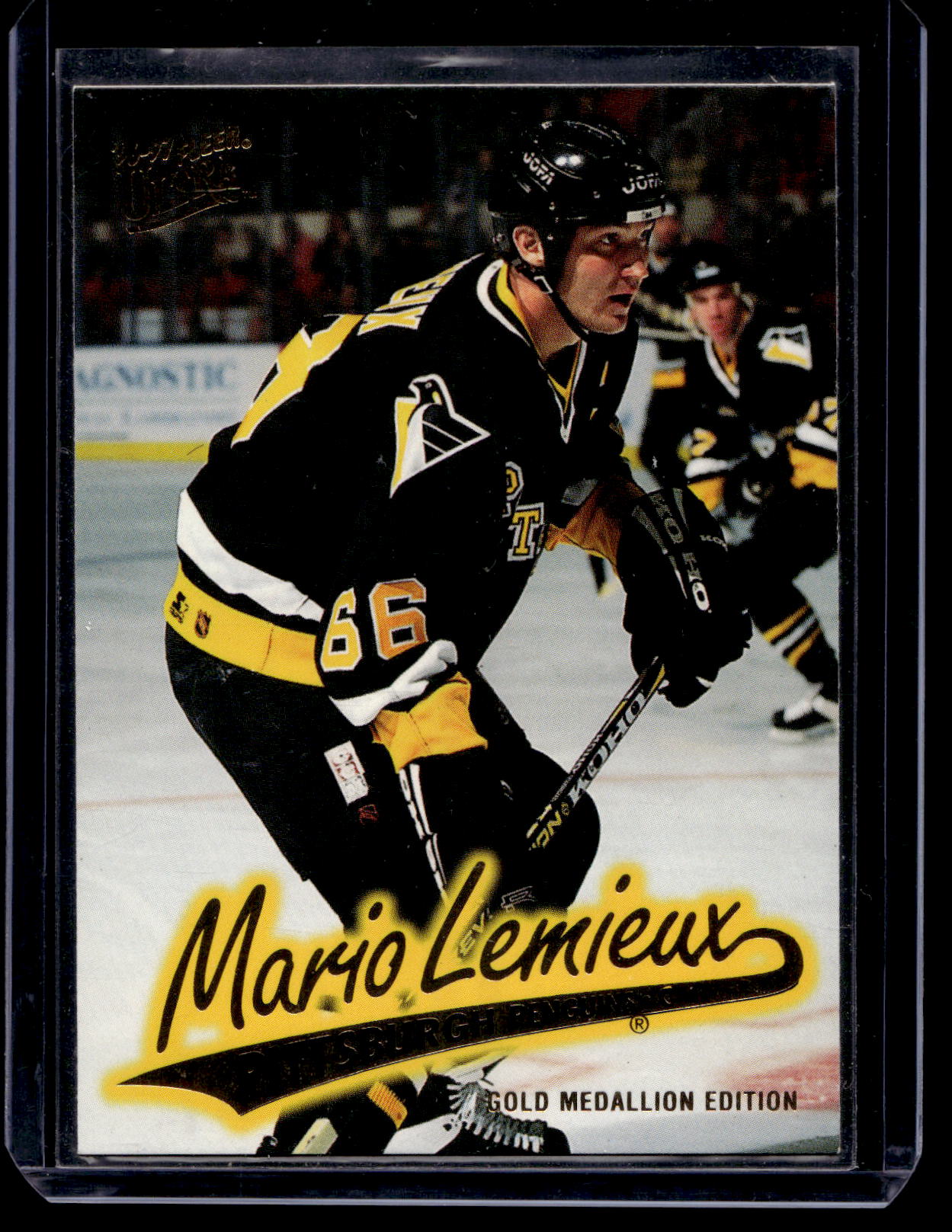 1996-97 Fleer Ultra - Gold Medallion - Mario Lemieux #G-143