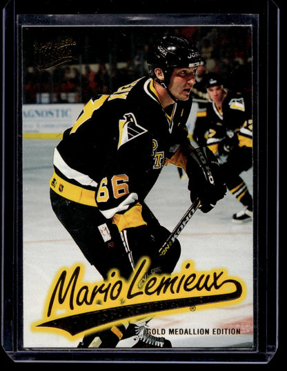 1996-97 Fleer Ultra - Gold Medallion - Mario Lemieux #G-143