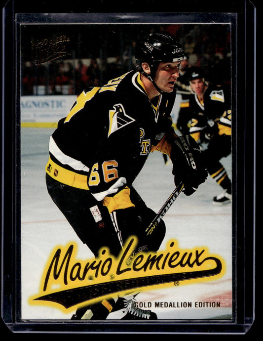 1996-97 Fleer Ultra - Gold Medallion - Mario Lemieux #G-143