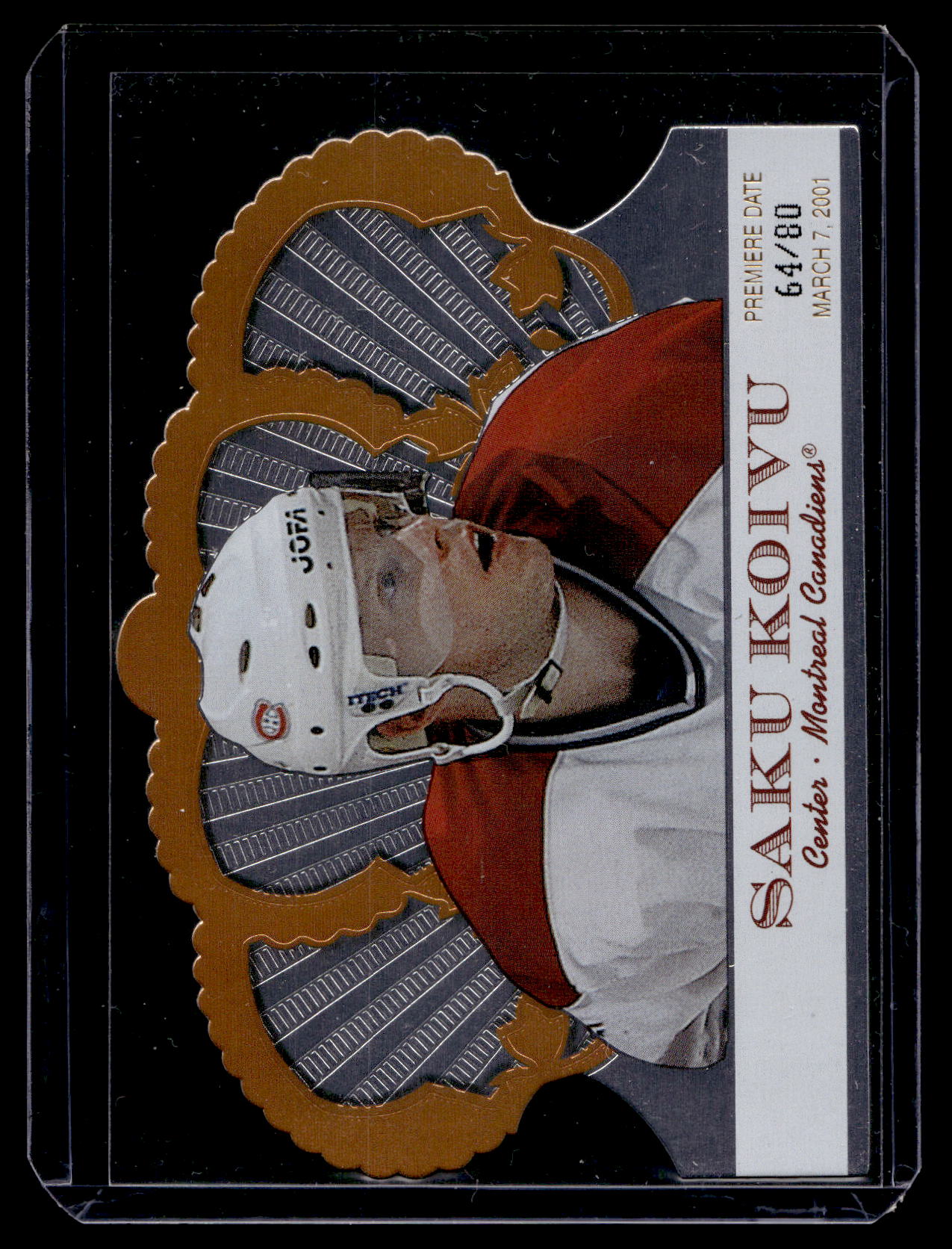 2000-01 Pacific Crown Royale - Premiere Date - Saku Koivu #55 /80