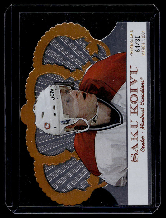 2000-01 Pacific Crown Royale - Premiere Date - Saku Koivu #55 /80