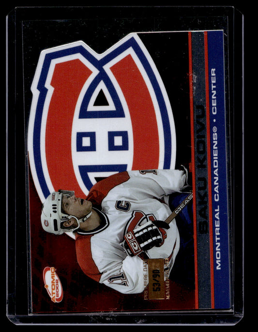 2001-02 Pacific Atomic - Premiere Date - Saku Koivu #51 /90