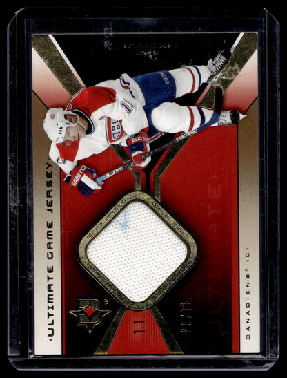 2004-05 Upper Deck Ultimate Collection - Ultimate Game Jersey - Limited - Saku Koivu #UGJ-SK /75