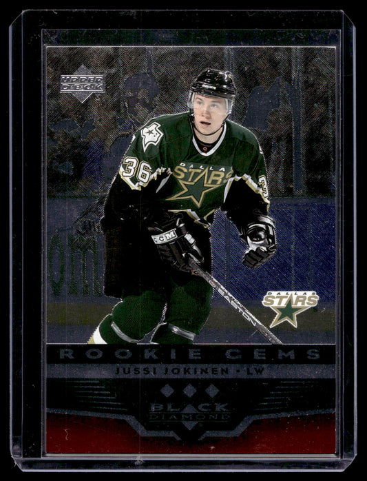 2005-06 Upper Deck Black Diamond - Ruby - Rookie Gems - Jussi Jokinen #159 /100 RC